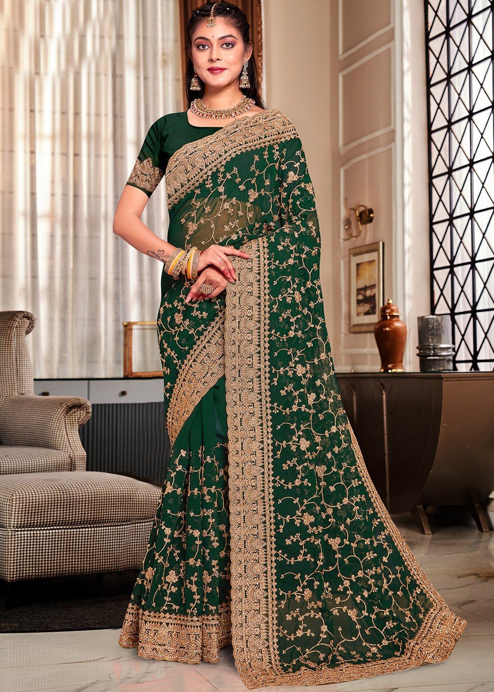 Georgette Saree